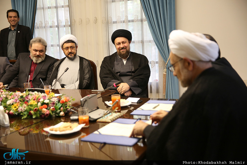 بازدید سید حسن خمینی از موسسه فرهنگی اکو/ 