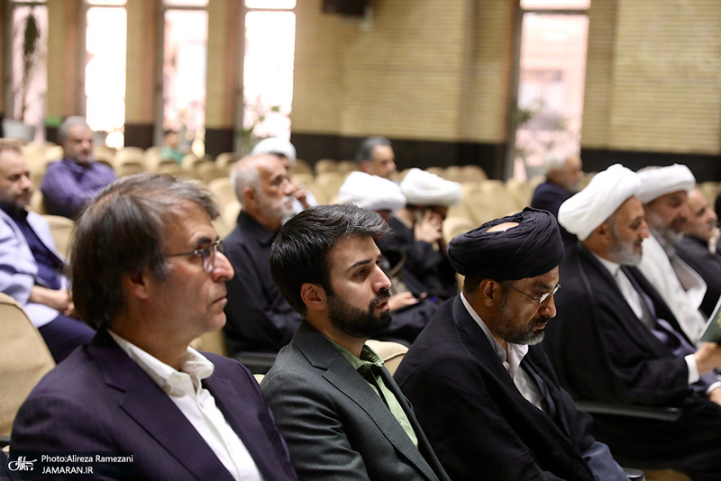 مراسم ختم همسر آيت الله راستی کاشانی