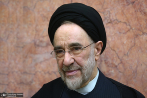 مراسم ختم مادر همسر دکتر هادی خانیکی - سید محمد خاتمی