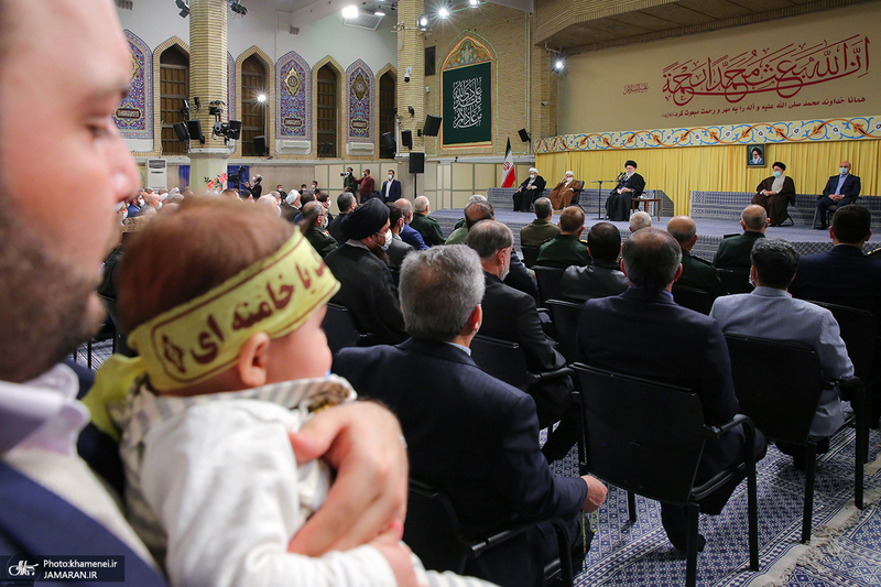 دیدار مسئولان نظام و سفرای کشورهای اسلامی با رهبر معظم انقلاب