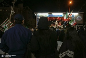 مراسم وداع و تشییع پیکر مطهر فرمانده یگان ویژه فاتحین  سردار سرتیپ پاسدار شهید محمد علی فتحعلی زاده و‌ هم رزمانش