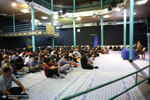 مراسم عزاداری دانشجویان دانشگاه علوم پزشکی تهران به مناسبت شهادت حضرت رقیه در حسینیه جماران