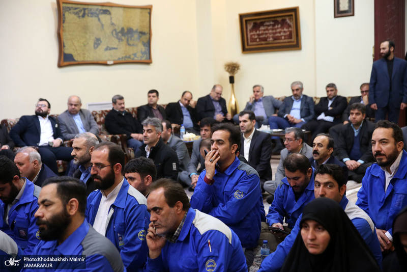 دیدار وزیر ، معاونان و کارکنان وزارت صمت با سید حسن خمینی
