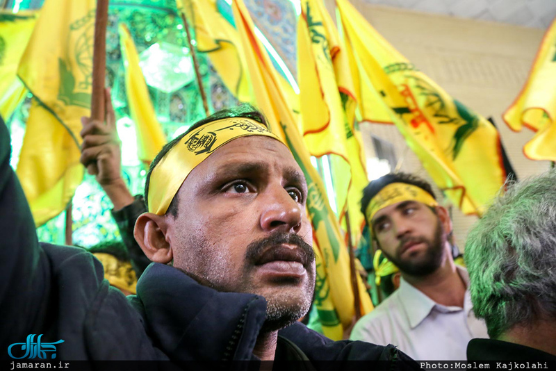 مراسم وداع و تشییع پیکر شهید مدافع حرم حمیدرضا ضیائی