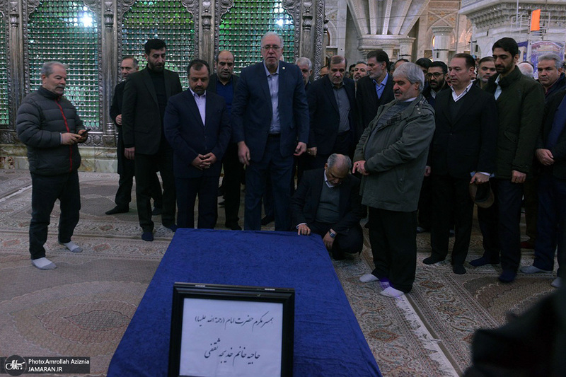 تجدید میثاق وزیر، مدیران و كاركنان وزارت اقتصاد با آرمان‌های امام خمینی (س)