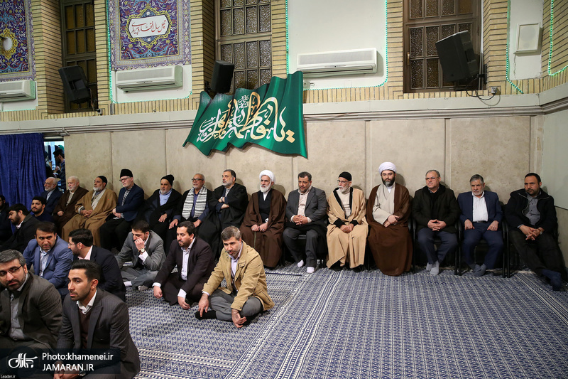 دیدار جمعی از مداحان و ذاکران اهل بیت(ع) با رهبر معظم انقلاب