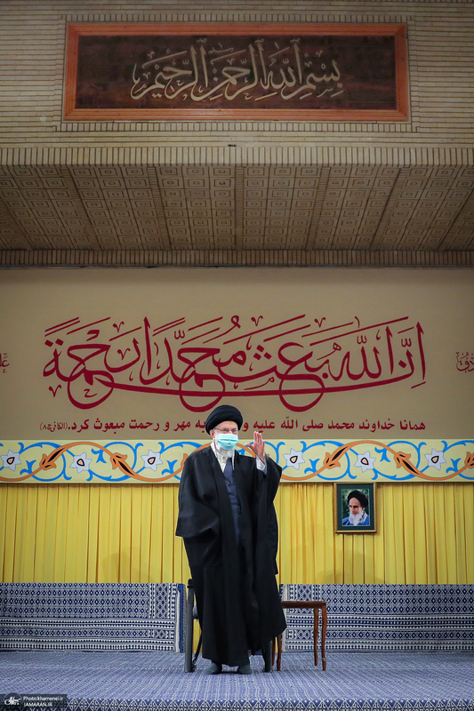 دیدار مسئولان نظام و سفرای کشورهای اسلامی با رهبر معظم انقلاب