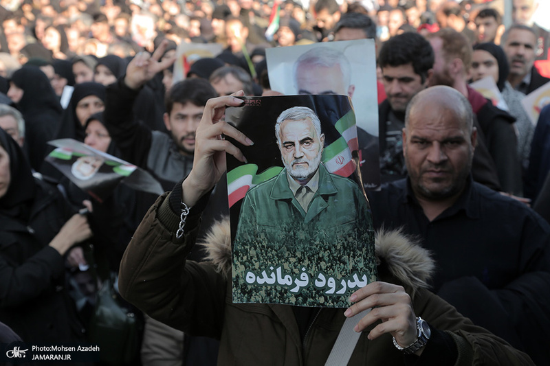 حضور میلیون ها تهرانی در تشییع پیکر مطهر سردار قاسم سلیمانی - 11