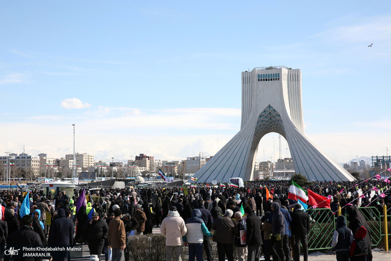 مراسم چهل‌ویکمین سالگرد پیروزی انقلاب اسلامی در میدان آزادی