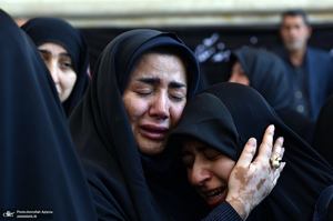 مراسم خاکسپاری پیکر مرحوم محمدعلی جماعتی (ره) در حرم امام خمینی (س)