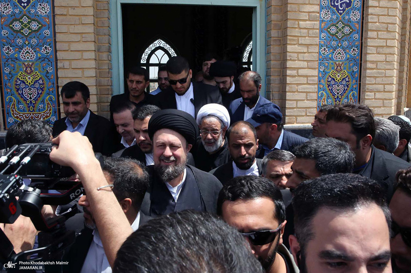 حضور سید حسن خمینی در روستای خیارج استان قزوین -2