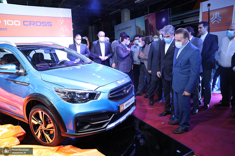 مراسم خروج پراید از خط تولید با حضور رئیس دفتر رئیس جمهوری