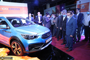 مراسم خروج پراید از خط تولید با حضور رئیس دفتر رئیس جمهوری