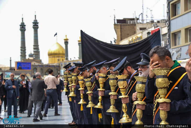 عزاداری خادمین کریمه اهل بیت در روز شهادت امام موسی کاظم(ع)