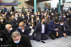 مراسم بزرگداشت مرحوم حاج عیسی جعفری و مرحوم سید احمد میریان در حسینیه جماران