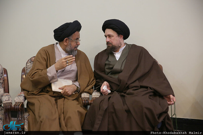 حاشیه تجدید میثاق هیأت رئیسه و اعضای مجلس خبرگان رهبری با آرمان های امام خمینی (س)