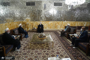 دیدار سرپرست موسسه تنظیم و نشر آثار امام خمینی(س) با تولیت آستان قدس رضوی / مروی - کمساری