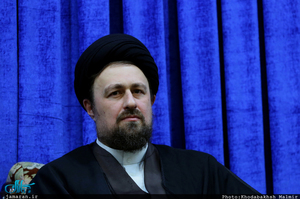 دیدار جمعی از میهمانان کنفرانس وحدت اسلامی با سید حسن خمینی