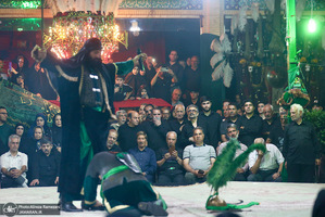 مراسم روز تاسوعاى حسينی در تکیه بزرگ تجریش