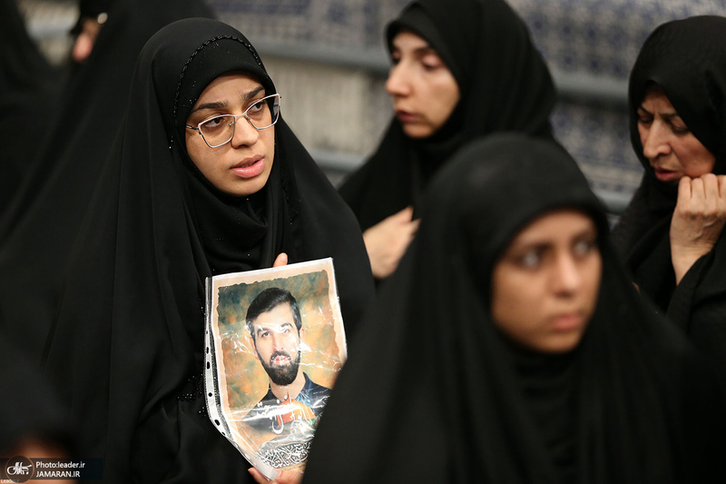 مراسم عزادارای شب عاشورا با حضور رهبر انقلاب اسلامی