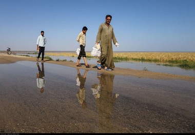 سیلاب هشت روستای بخش مرکزی دشت آزادگان رامحاصره کرد