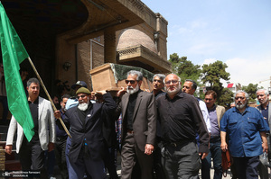 مراسم تشییع مرحوم استاد عباسعلی براتی‌پور