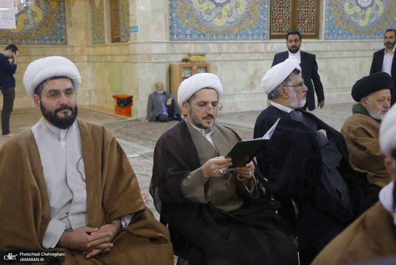 مراسم بزرگداشت آیت الله موسوی بجنوردی (ره) در قم - 1