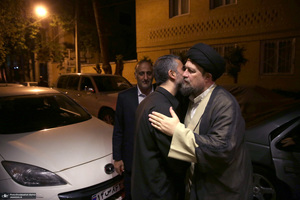 حضور سید حسن خمینی در منزل مرحوم حجت الاسلام و المسلمین حسینعلی نیری