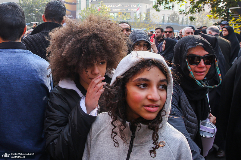 مراسم تشییع پیکرهای مطهر 100 شهید گمنام در تهران-5