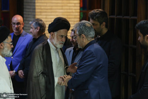 مراسم ختم مادر مهدی طباطبایی