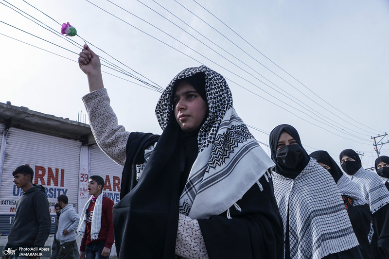 راهپیمایی کشمیری ها به مناسبت میلاد امام زمان (عج)