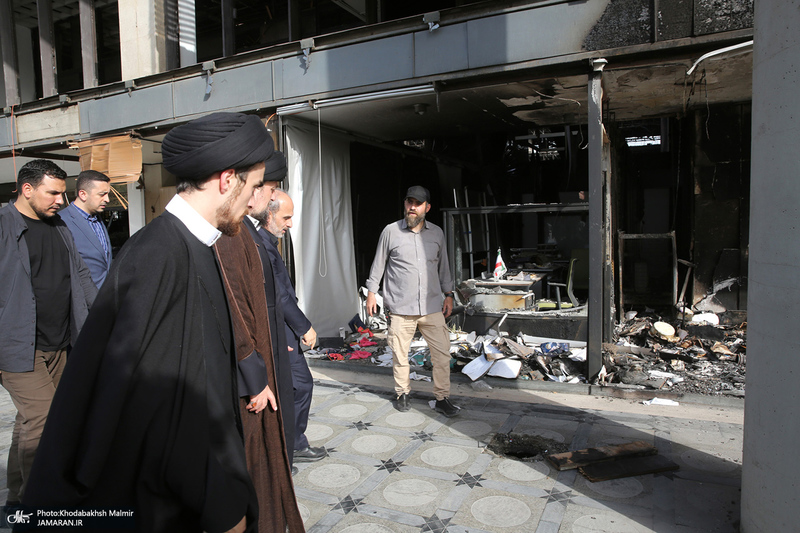 بازدید سید حسن خمینی از ساختمان شیشه ای صداوسیما