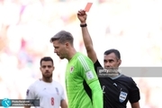 اولین اخراجی جام 22 در بازی ایران و ولز