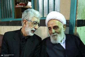 مراسم بزرگداشت همسر آیت الله موسوی بجنوردی (ره) در حسینیه شماره یک جماران-2