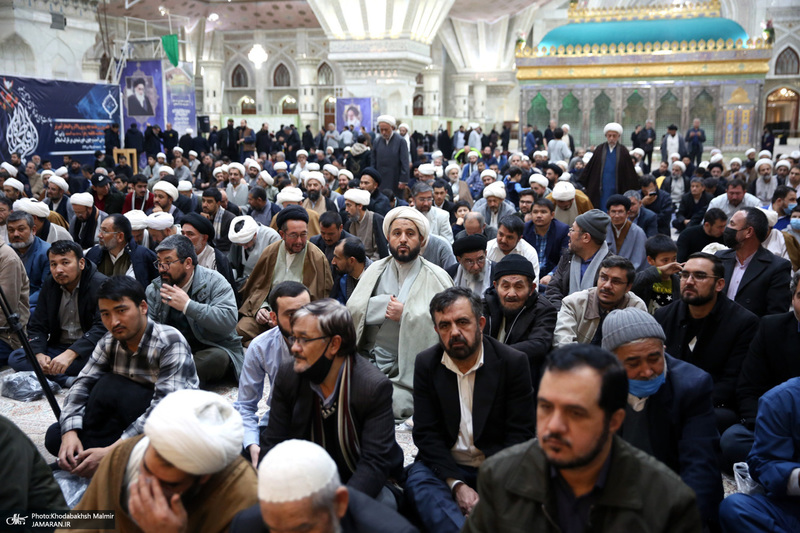 مراسم چهلمین روز ارتحال آیت الله حاج شیخ محمد رضا رحمت در حرم مطهر امام خمینی (س)