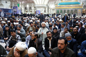 مراسم چهلمین روز ارتحال آیت الله حاج شیخ محمد رضا رحمت در حرم مطهر امام خمینی (س)