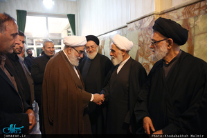 مراسم بزرگداشت حجت الاسلام و المسلمین قرهی در مسجد مسجد حجت بن الحسن(عج)