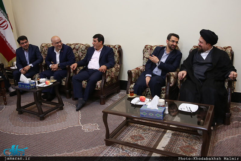 دیدار وزیر، معاونان و کارکنان وزارت ارتباطات و فناوری اطلاعات با سید حسن خمینی