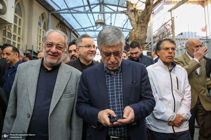 مراسم تشییع آیت الله سید مهدی امام جمارانی (ره) از حسنیه جماران-2