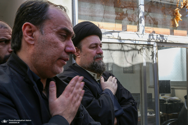 مراسم تشییع آیت الله سید مهدی امام جمارانی (ره) از حسنیه جماران