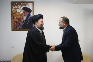 دیدار رئیس کمیته امداد امام خمینی با سید حسن خمینی