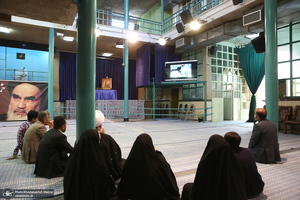 بازدید نماینده آیت الله العظمی یعقوبی از جماران / قیس طایی