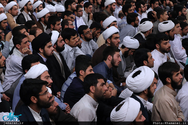 دیدار طلاب حوزه‌های علمیه استان تهران با رهبر معظم انقلاب 