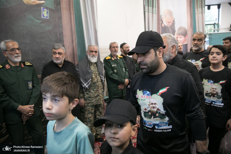 مراسم چهلمین روز شهادت سپهبد حسین سلامی