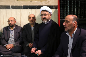 دیدار وزیر و جمعی از کارکنان وزارت راه و شهرسازی با سید حسن خمینی