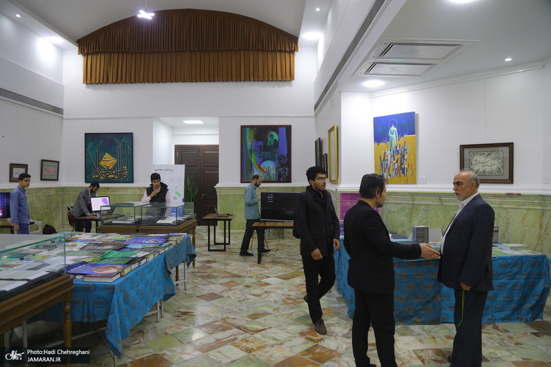 مراسم افتتاح دهمین نمایشگاه قرآن و عترت استان قم در مجتمع فرهنگی یادگار امام‎