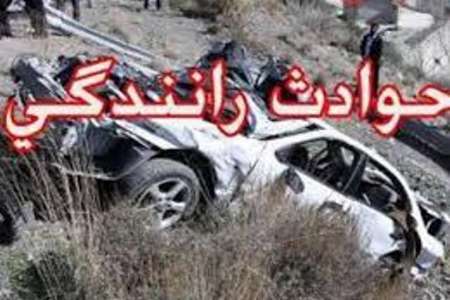 یک کشته در واژگونی وانت پیکان در آزادراه خرم آباد - پل زال