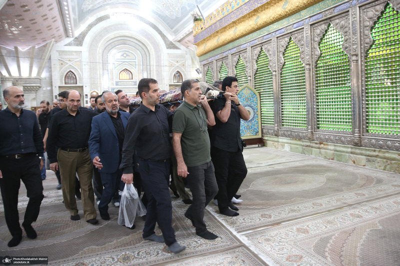 نماز و تشییع حاج علی اکبرشفیعی در حرم مطهر امام خمینی (س)