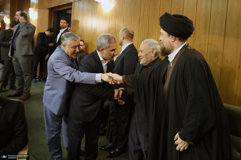 مراسم چهلمین روز درگذشت آیت الله بجنوردی در دائره المعارف بزرگ اسلامی - 2