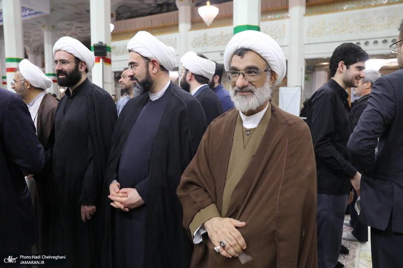 مراسم چهلم شهیدان لاریجانی در حرم مطهر حضرت معصومه (س)